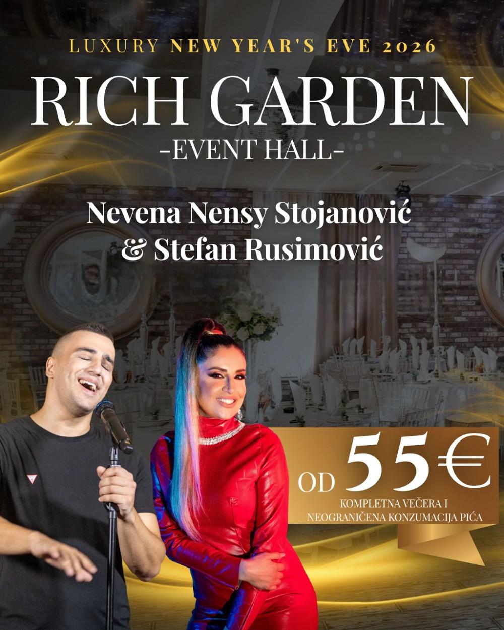 Rich garden plakat nova godina 2026